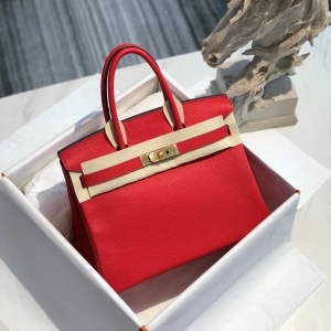 에르메스 HERMES 2022 SS 버킨 토고 토트백 레드 업그레이드 미러급