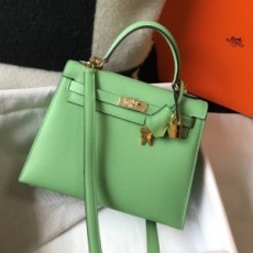에르메스 HERMES 2022 SS 켈리 앱송 토트백 엘로우그린 업그레이드 미러급