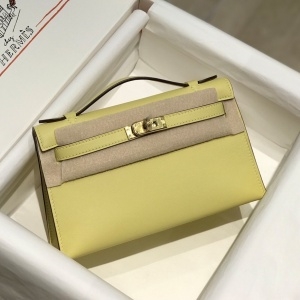 에르메스 HERMES 2022 SS 켈리 스위프트 포세트 토트백 연두옐로우 업그레이드 미러급