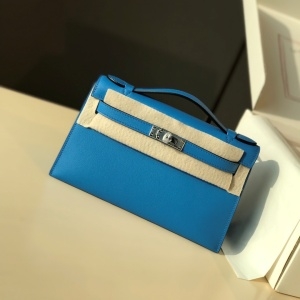 에르메스 HERMES 2022 SS 켈리 스위프트 포쉐트 토트백 블루 업그레이드 미러급