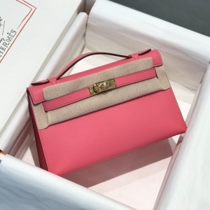 에르메스 HERMES 2022 SS 켈리 스위프트 포쉐트 토트백 인디핑크 업그레이드 미러급