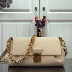 루이비통 LOUIS VUITTON 2022 SS 앙프렝뜨 페리보릿 체인 숄더백 아이보리 M45183 커스텀급