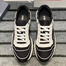 프라다 PRADA 2022 SS 라인 자수 투톤 블랙 남성 슈즈 커스텀급