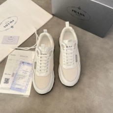 프라다 PRADA 2022 SS 삼각로고 투톤 화이트 남성 슈즈 커스텀급