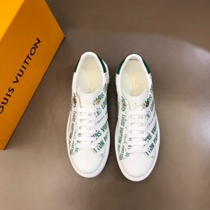 루이비통 LOUIS VUITTON 2022 SS 캐릭터 투톤 그린 남성 슈즈 커스텀급