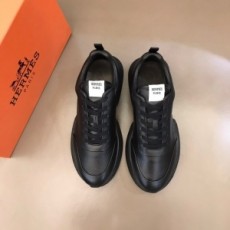 에르메스 HERMES 2022 SS 패치로고 블랙 남성 슈즈 커스텀급