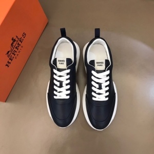 에르메스 HERMES 2022 SS 패치로고 투톤 블랙 남성 슈즈 커스텀급