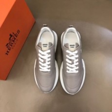 에르메스 HERMES 2022 SS 패치로고 투톤 그레이 남성 슈즈 커스텀급