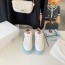 끌로에 CHLOE 2022 SS 패치로고 화이트민트 여성 슈즈 커스텀급