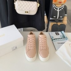 끌로에 CHLOE 2022 SS 각인로고 핑크 여성 슈즈 커스텀급