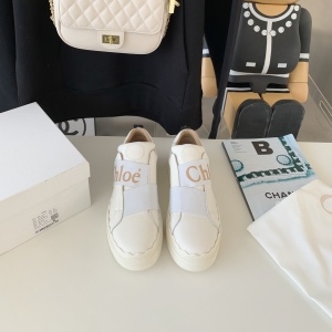 끌로에 CHLOE 2022 SS 띠로고 화이트 여성 슈즈 커스텀급
