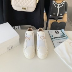 끌로에 CHLOE 2022 SS 띠로고 화이트 여성 슈즈 커스텀급