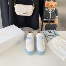 끌로에 CHLOE 2022 SS 띠로고 화이트민트 여성 슈즈 커스텀급