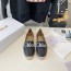 끌로에 CHLOE 2022 SS 캐릭터 로고 레더 블랙 여성 슈즈 커스텀급