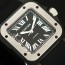 까르띠에 Santos 100 XL Carbon Watch W2020010 - 산토스 시계 100 남성용 카본 워치