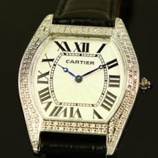 CARTIER 까르띠에 TORTUE - 똑뛰 쥬얼리 실버 시계