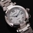 까르띠에 Pasha de Cartier / 파샤 36mm 화이트 / 스위스 ETA 2836-2 오토매틱 무브먼트 - 스틸밴드 시계