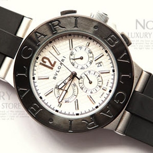 불가리Bulgari Diagono Chronograph Rubber NEW Ref. DG42C6SVDCH - 불가리 디아고노 크로노그래프 러버 뉴버젼 시계