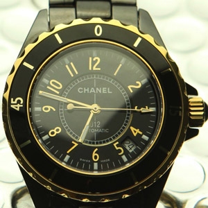 샤넬 CHANEL J12 CALIBRE 3125 OVERSIZE GOLD Bezel Version - 샤넬 J12 오버사이즈 세라믹 골드 베젤 시리즈 시계